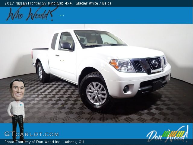 2017 Nissan Frontier SV King Cab 4x4 in Glacier White