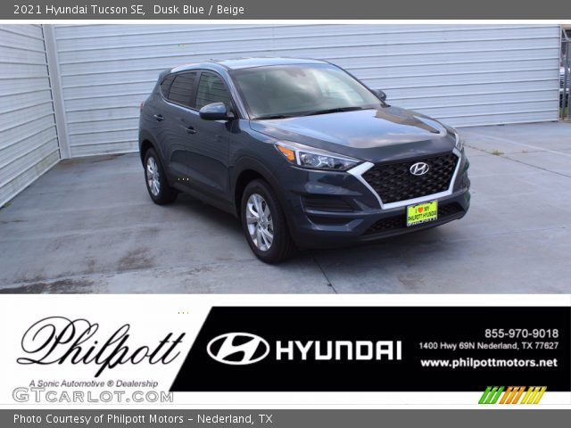 2021 Hyundai Tucson SE in Dusk Blue