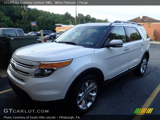 2014 Ford Explorer Limited 4WD in White Platinum