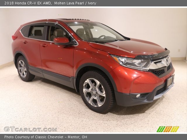 2018 Honda CR-V EX AWD in Molten Lava Pearl