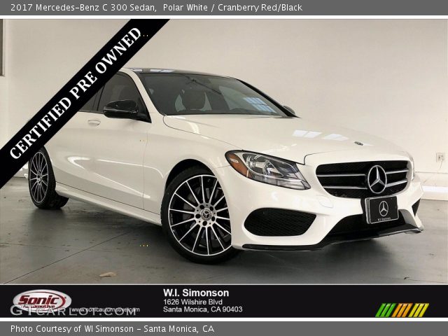 2017 Mercedes-Benz C 300 Sedan in Polar White