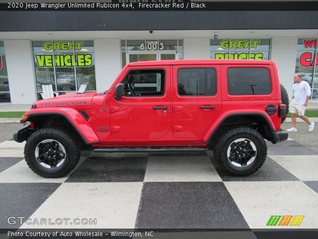 2020 Jeep Wrangler Unlimited Rubicon 4x4 in Firecracker Red