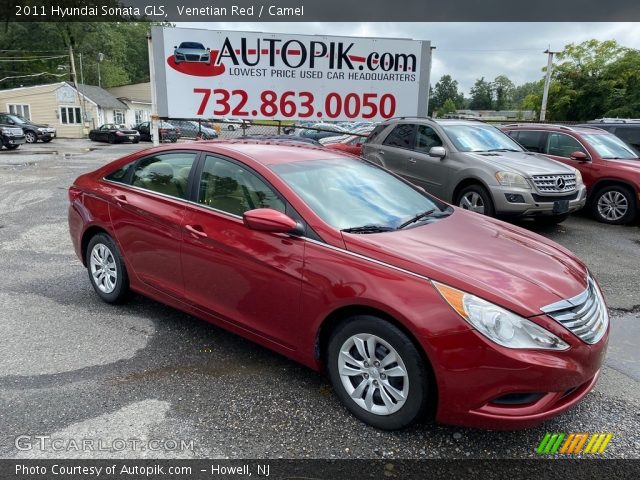 2011 Hyundai Sonata GLS in Venetian Red