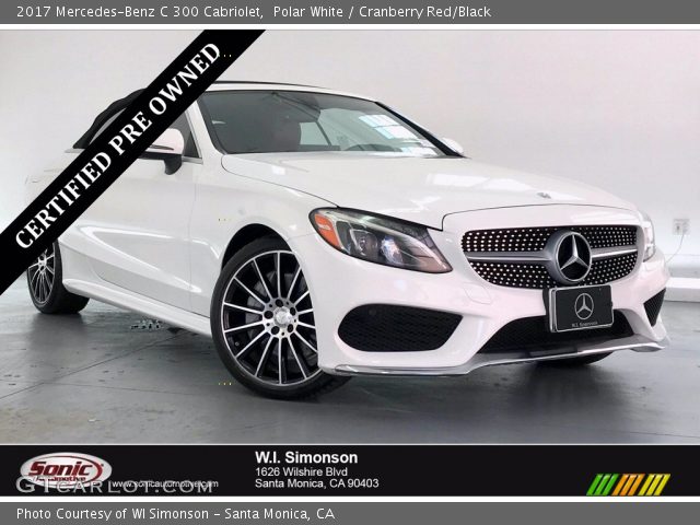 2017 Mercedes-Benz C 300 Cabriolet in Polar White