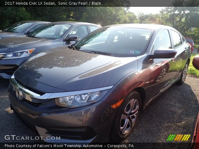 2017 Honda Civic LX Sedan in Sonic Gray Pearl