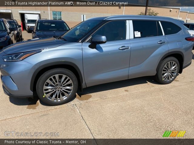 2020 Toyota Highlander Platinum AWD in Moon Dust