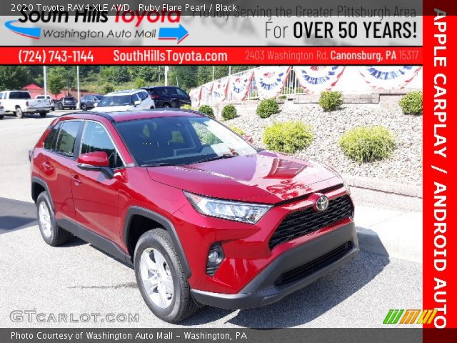 2020 Toyota RAV4 XLE AWD in Ruby Flare Pearl