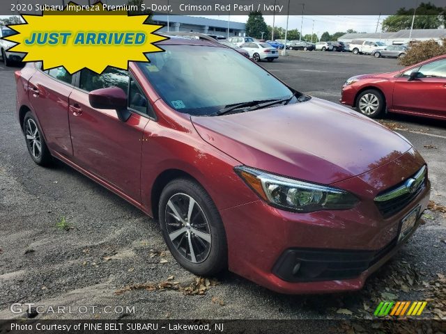 2020 Subaru Impreza Premium 5-Door in Crimson Red Pearl