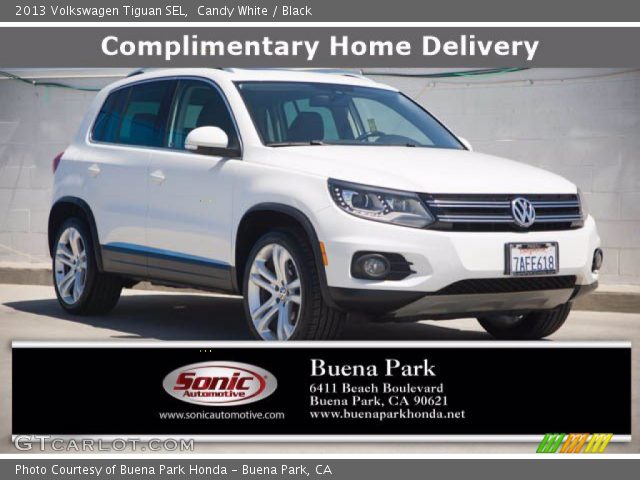 2013 Volkswagen Tiguan SEL in Candy White