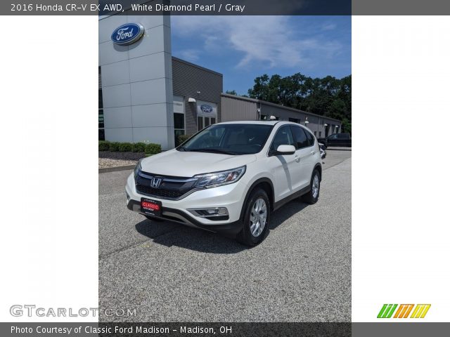 2016 Honda CR-V EX AWD in White Diamond Pearl