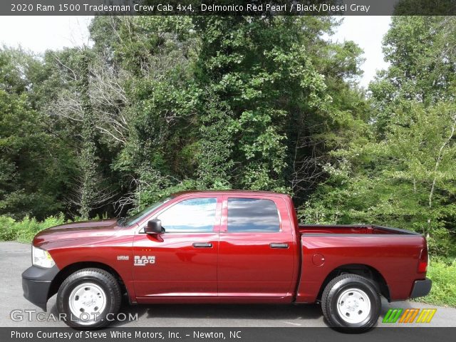 2020 Ram 1500 Tradesman Crew Cab 4x4 in Delmonico Red Pearl