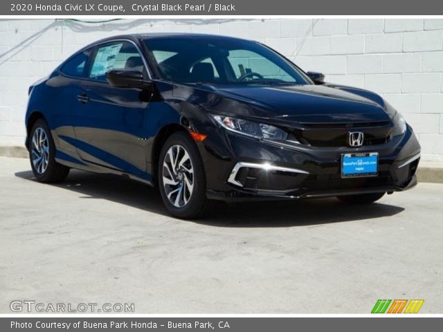 2020 Honda Civic LX Coupe in Crystal Black Pearl