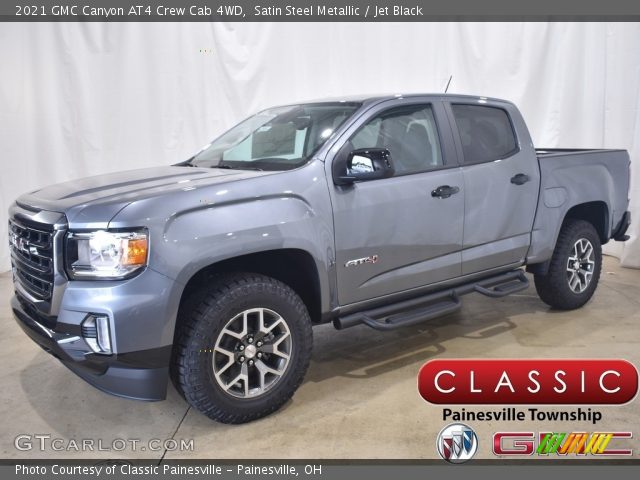 2021 GMC Canyon AT4 Crew Cab 4WD in Satin Steel Metallic