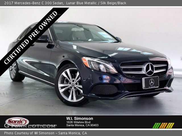 2017 Mercedes-Benz C 300 Sedan in Lunar Blue Metallic