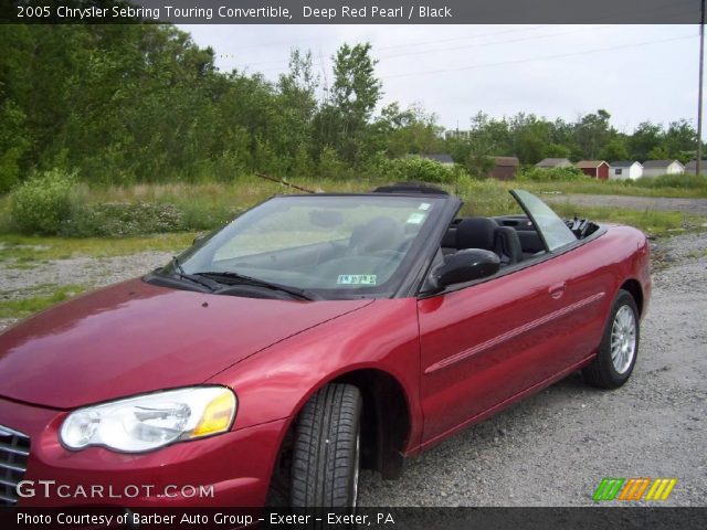 2005 Chrysler Sebring Touring Convertible in Deep Red Pearl