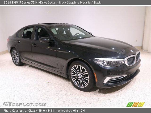 2018 BMW 5 Series 530i xDrive Sedan in Black Sapphire Metallic