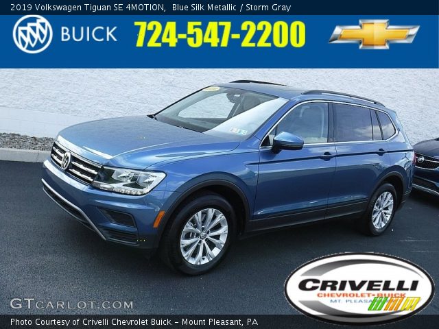 2019 Volkswagen Tiguan SE 4MOTION in Blue Silk Metallic