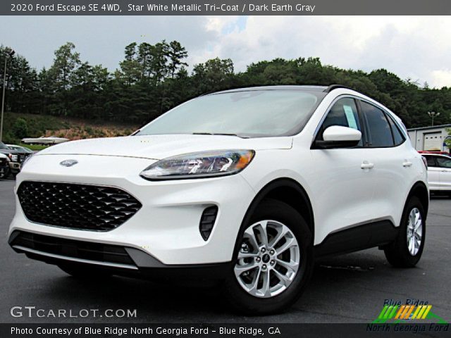 2020 Ford Escape SE 4WD in Star White Metallic Tri-Coat