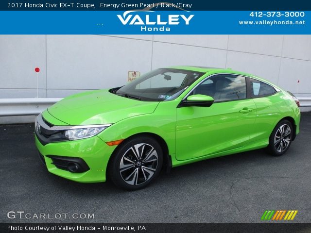 2017 Honda Civic EX-T Coupe in Energy Green Pearl