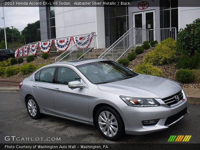 2013 Honda Accord EX-L V6 Sedan in Alabaster Silver Metallic