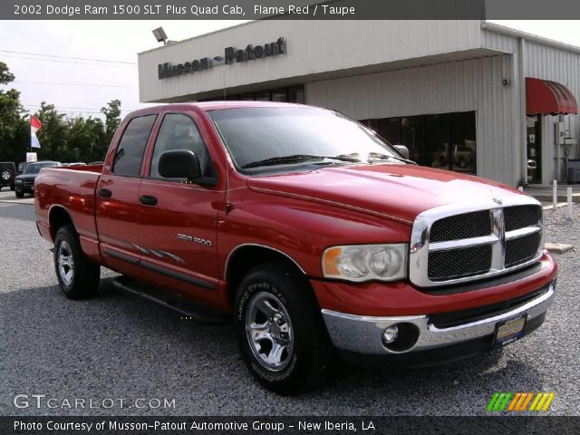 2002 Dodge Ram 1500 SLT Plus Quad Cab in Flame Red