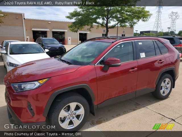2020 Toyota RAV4 XLE AWD in Ruby Flare Pearl