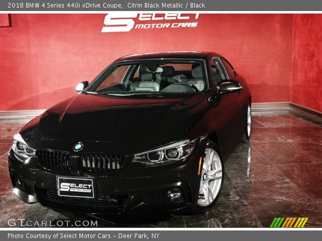2018 BMW 4 Series 440i xDrive Coupe in Citrin Black Metallic