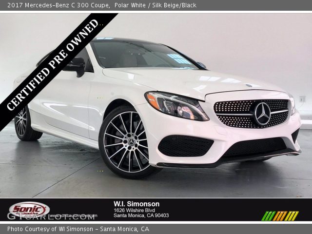 2017 Mercedes-Benz C 300 Coupe in Polar White