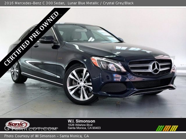2016 Mercedes-Benz C 300 Sedan in Lunar Blue Metallic