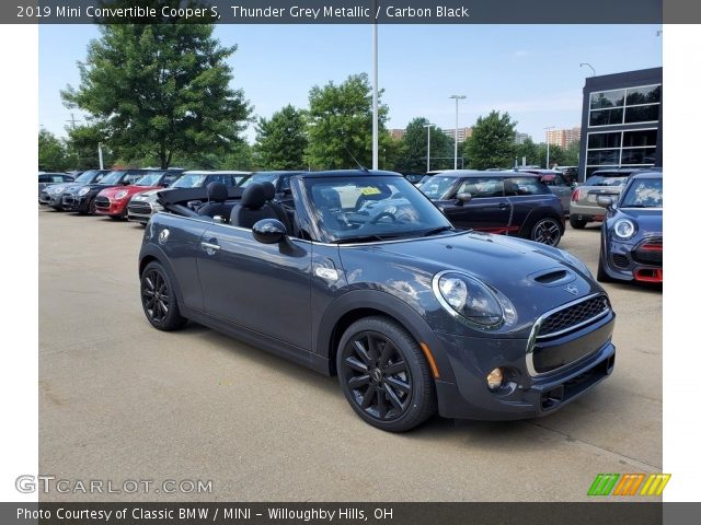 2019 Mini Convertible Cooper S in Thunder Grey Metallic