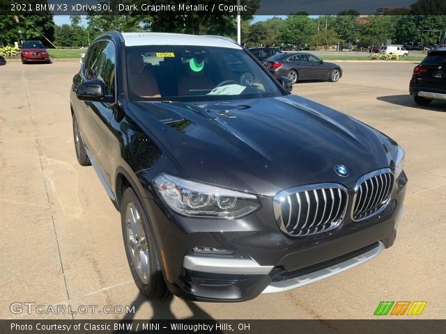 2021 BMW X3 xDrive30i in Dark Graphite Metallic