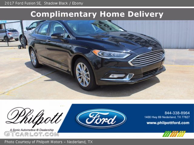 2017 Ford Fusion SE in Shadow Black