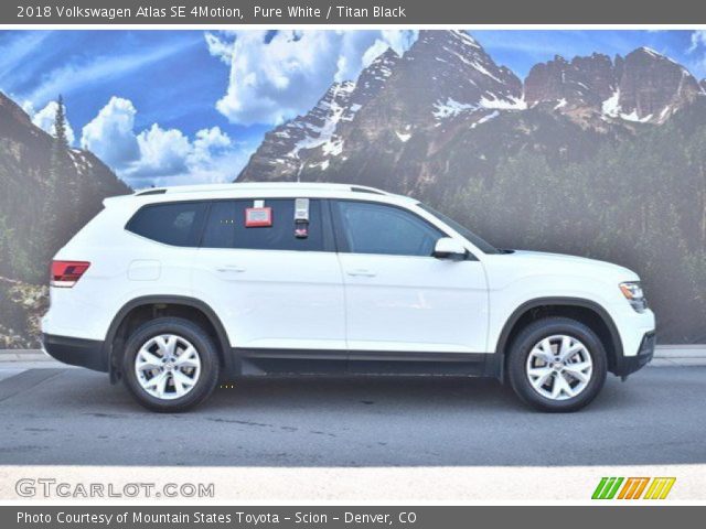 2018 Volkswagen Atlas SE 4Motion in Pure White