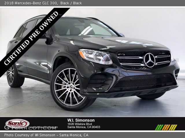 2018 Mercedes-Benz GLC 300 in Black