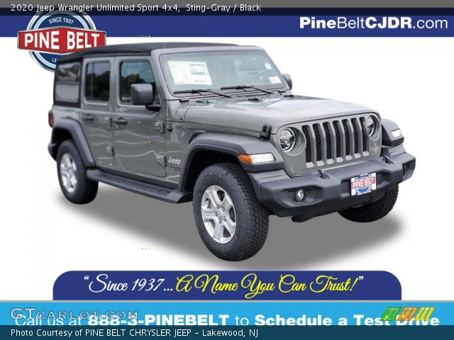 2020 Jeep Wrangler Unlimited Sport 4x4 in Sting-Gray