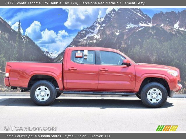 2017 Toyota Tacoma SR5 Double Cab 4x4 in Barcelona Red Metallic