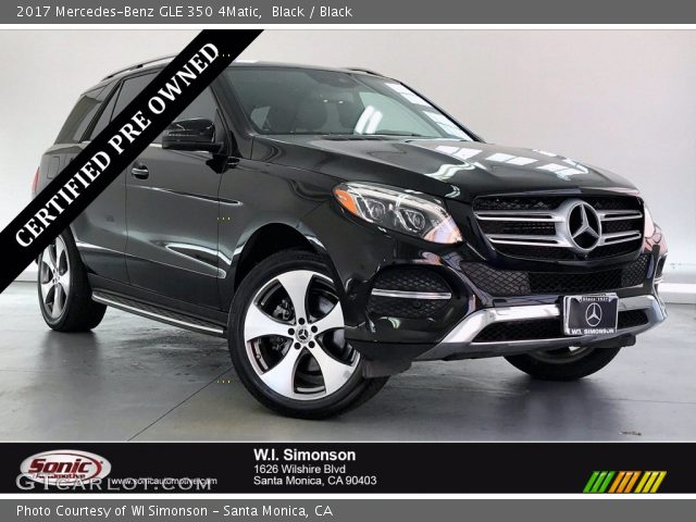2017 Mercedes-Benz GLE 350 4Matic in Black