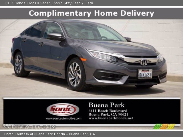 2017 Honda Civic EX Sedan in Sonic Gray Pearl
