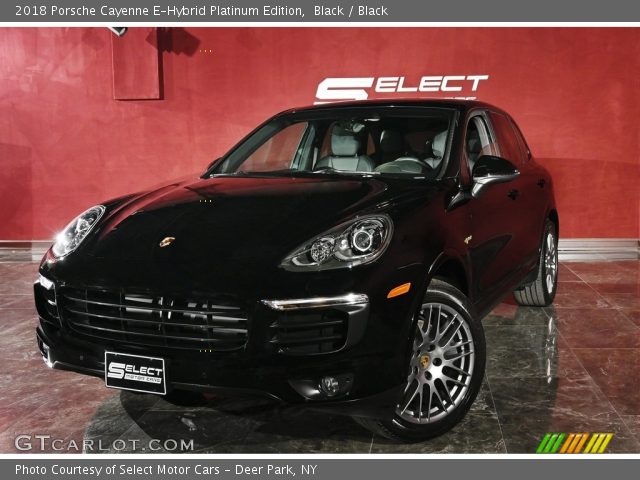 2018 Porsche Cayenne E-Hybrid Platinum Edition in Black