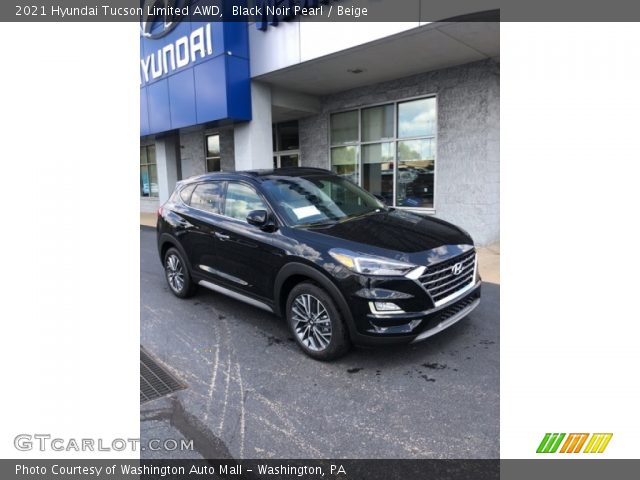 2021 Hyundai Tucson Limited AWD in Black Noir Pearl