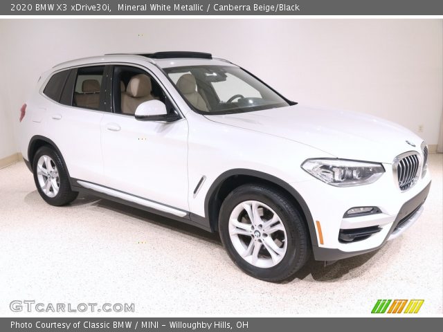 2020 BMW X3 xDrive30i in Mineral White Metallic