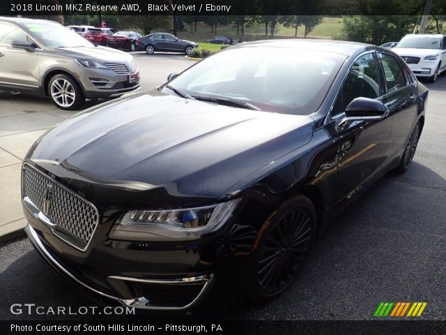 2018 Lincoln MKZ Reserve AWD in Black Velvet
