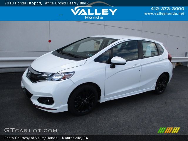 2018 Honda Fit Sport in White Orchid Pearl