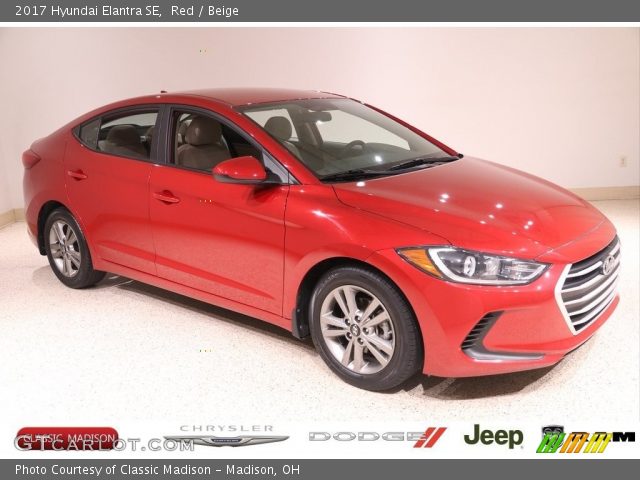 2017 Hyundai Elantra SE in Red