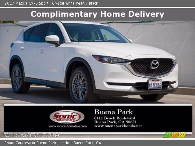 2017 Mazda CX-5 Sport in Crystal White Pearl