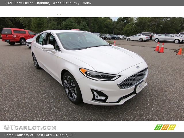 2020 Ford Fusion Titanium in White Platinum