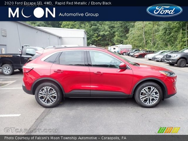 2020 Ford Escape SEL 4WD in Rapid Red Metallic