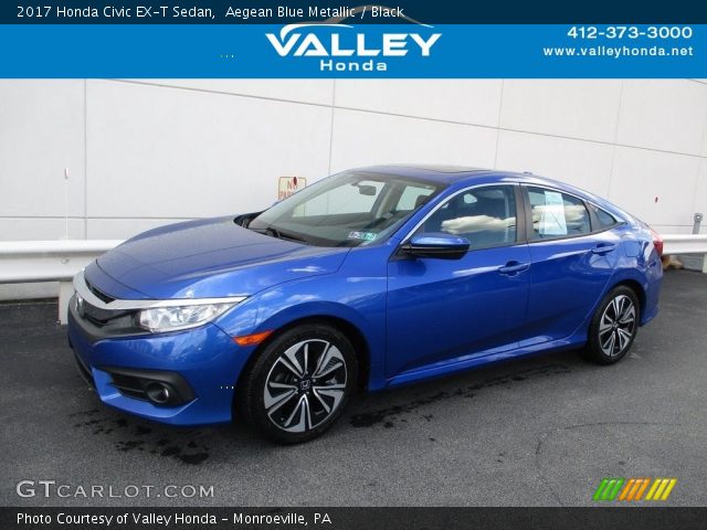 2017 Honda Civic EX-T Sedan in Aegean Blue Metallic