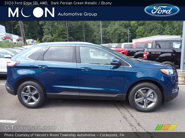 2020 Ford Edge SEL AWD in Dark Persian Green Metallic