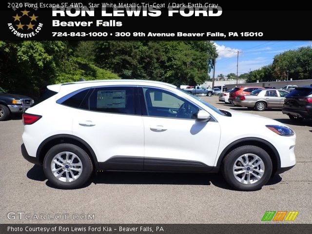 2020 Ford Escape SE 4WD in Star White Metallic Tri-Coat